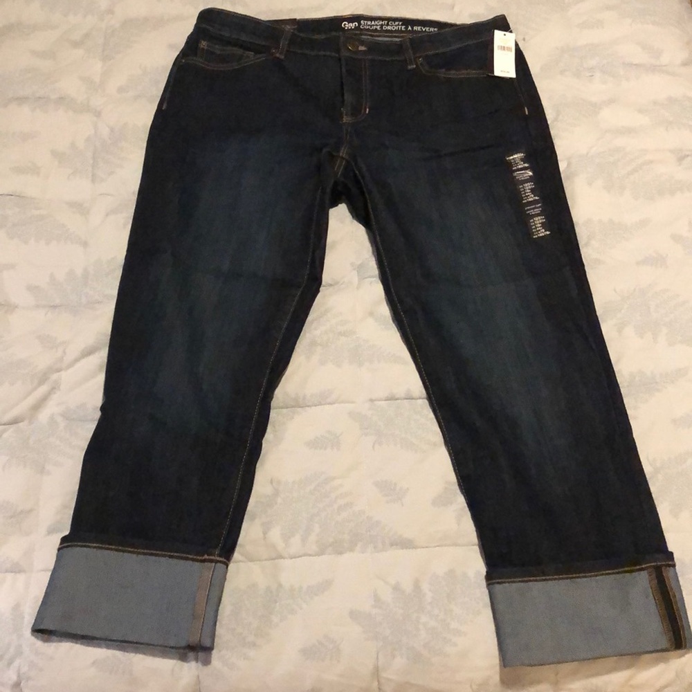 Gap Capri dark denim size 12